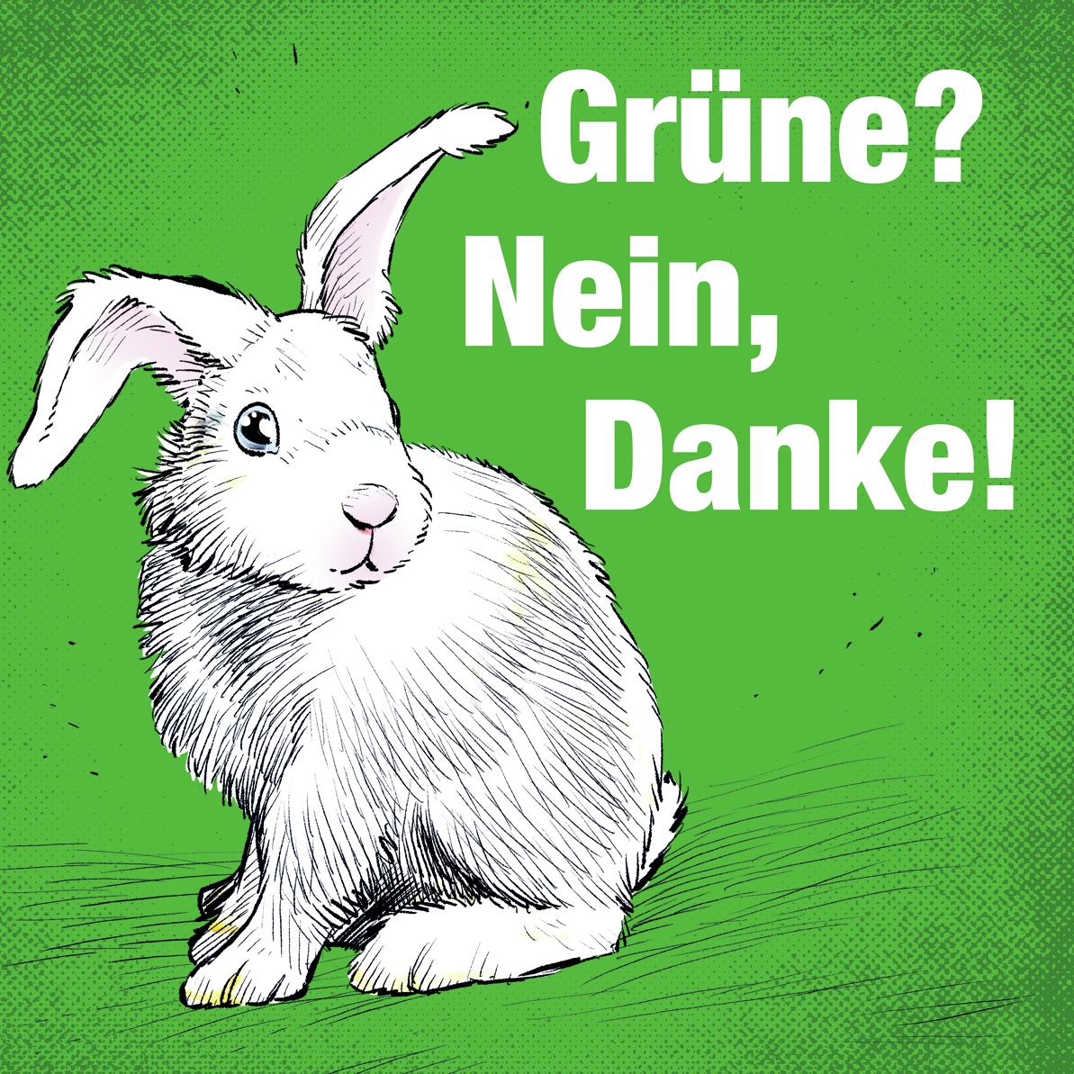 50 Aufkleber „Hase“