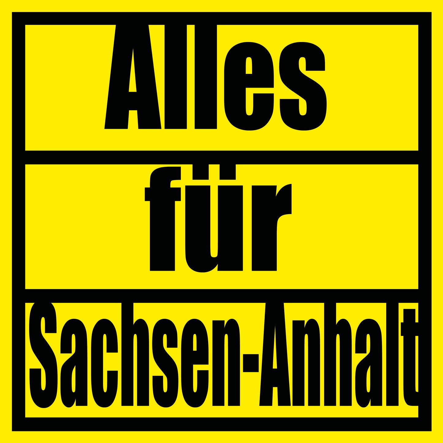 50 Aufkleber „Sachsen-Anhalt“