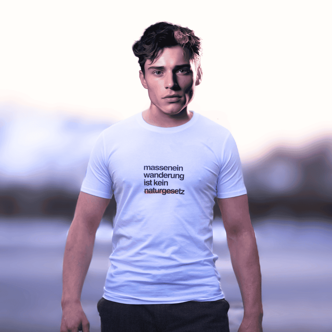 T-Hemd „Masseneinwanderung ist kein Naturgesetz!“