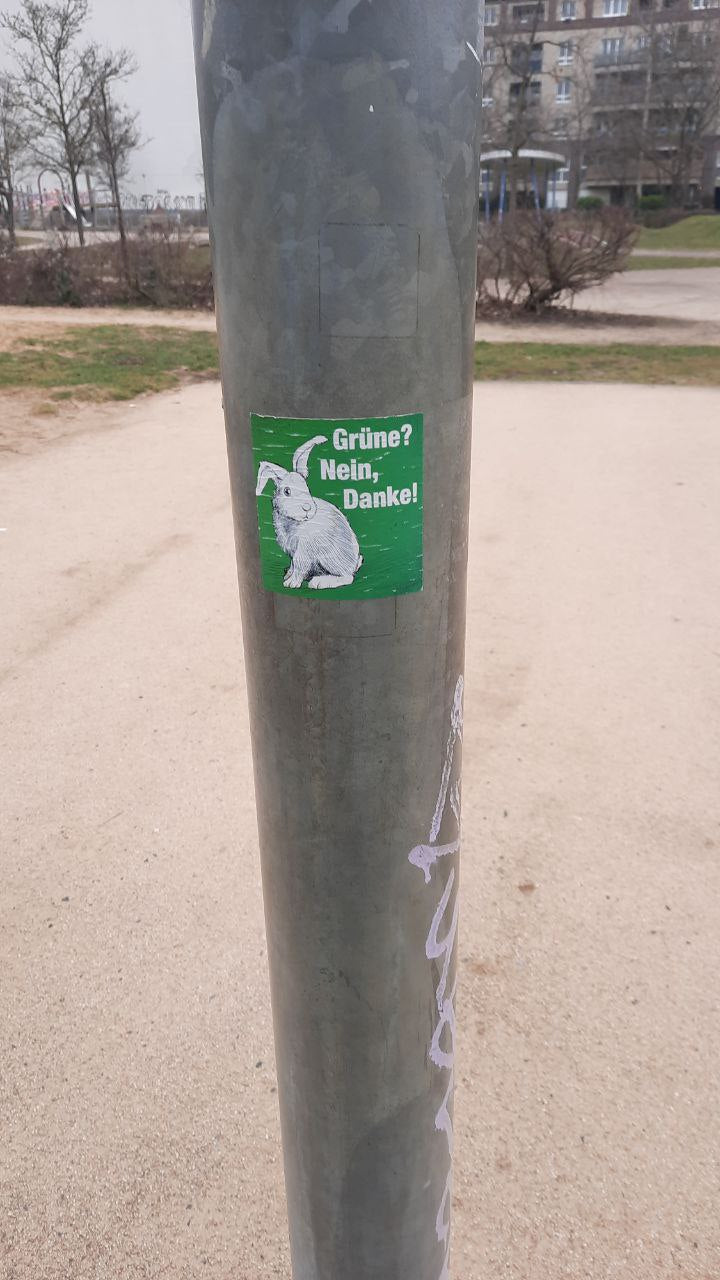 Wo darf man politisch kleben?
