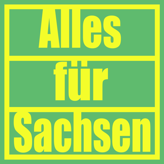 50 Aufkleber „Alles für Sachsen“