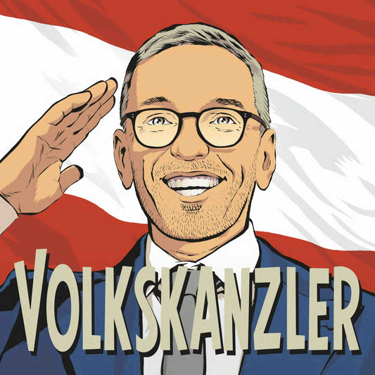 50 Aufkleber „Volkskanzler Kickl“