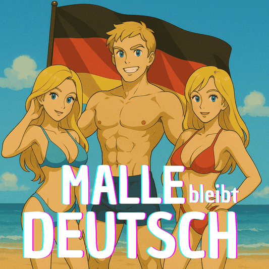 50 Aufkleber „Malle bleibt deutsch!“