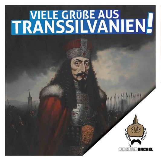 50 Aufkleber „Wilhelm Kachel - Vlad der Pfähler“